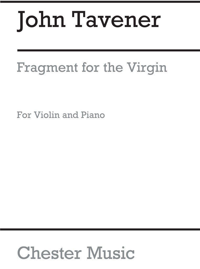 Fragment For The Virgin (Part)